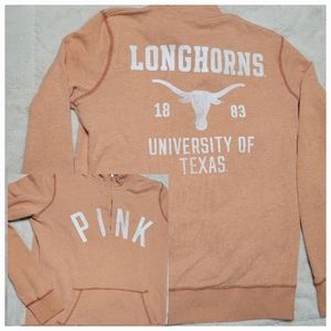 Victoria Secret PINK UT Sweatshirt University of Texas Longhorns Jacket S